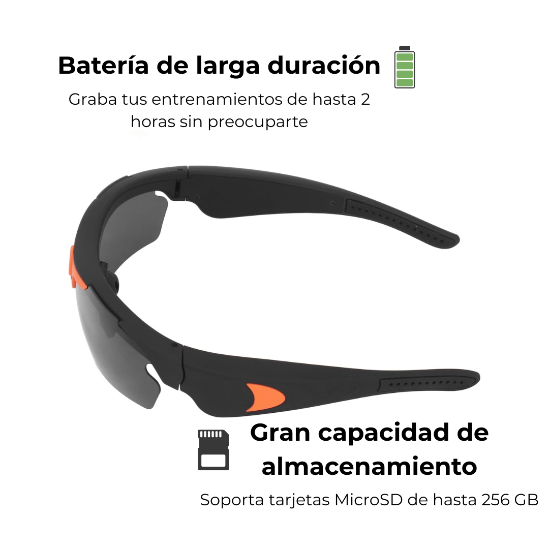 Gafas de Sol Deportivas con Cámara HD